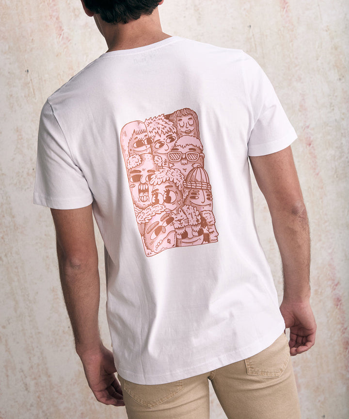 POLO MANGA CORTA HUMANOS BLANCO PV25