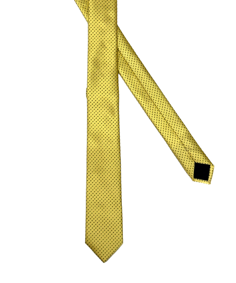 CORBATA FANTASIA PALA MICROFIBRA PV26 AMARILLO