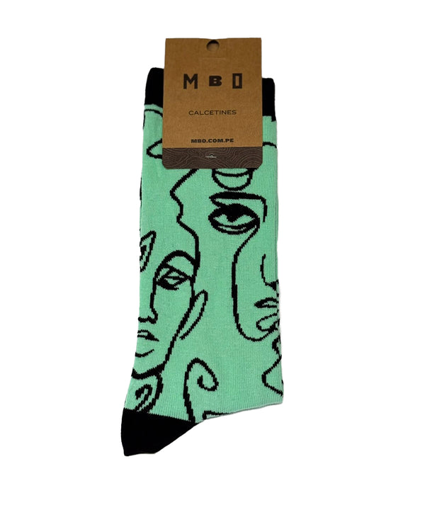MEDIAS ALTAS FANTASIA CARAS MBO x1 MENTA