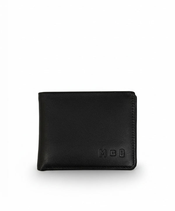 BILLETERA CUERO MBO X CRAFTERS NEGRO