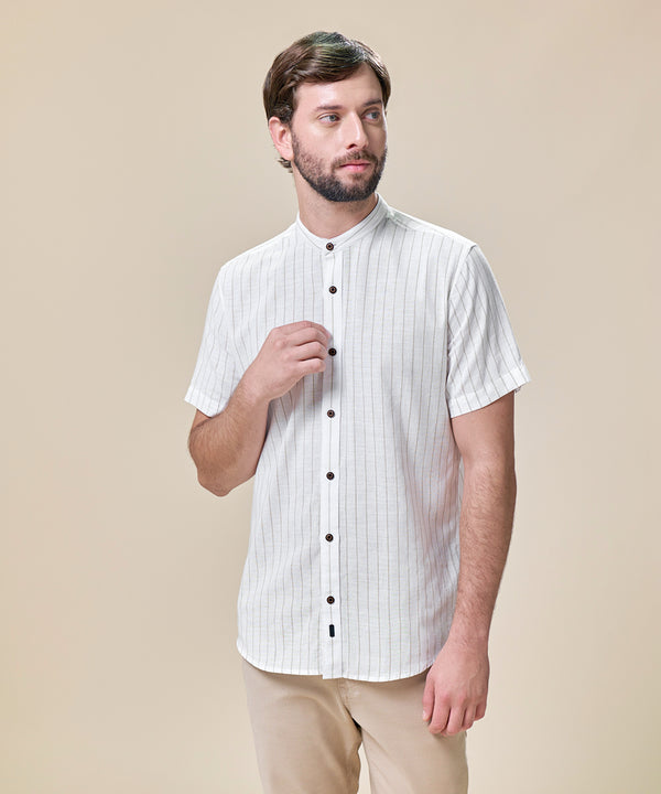 Camisa Look Lino Cuello Nerú