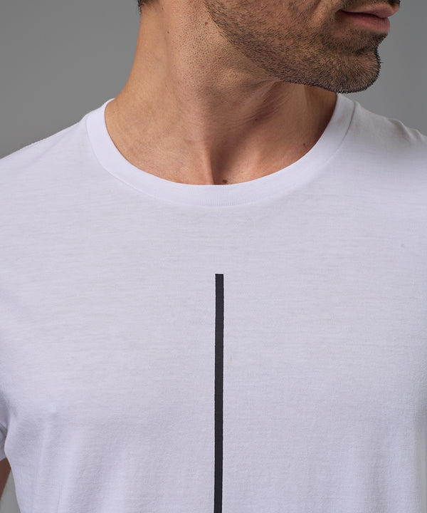 POLO MANGA CORTA JERSEY ESTAMPADO SECTORIZADO BLANCO PV26