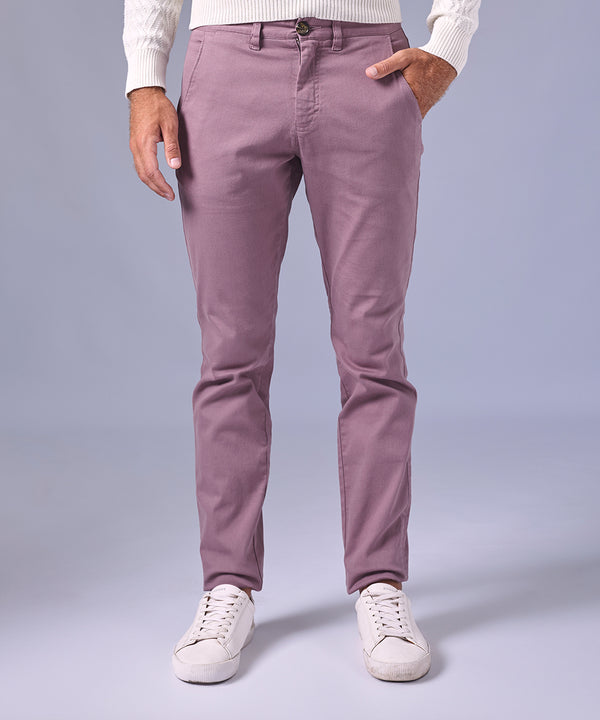 PANTALON DRILL FLAT FRONT SLIM FIT UVA OI24