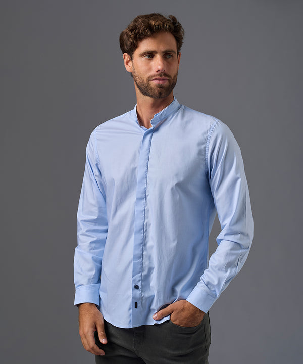 CAMISA MANGA LARGA CUELLO NERU DESMONTABLE CLASSIC FIT OI26