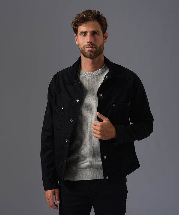 CASACA DENIM SOBRETEÑIDO OI26