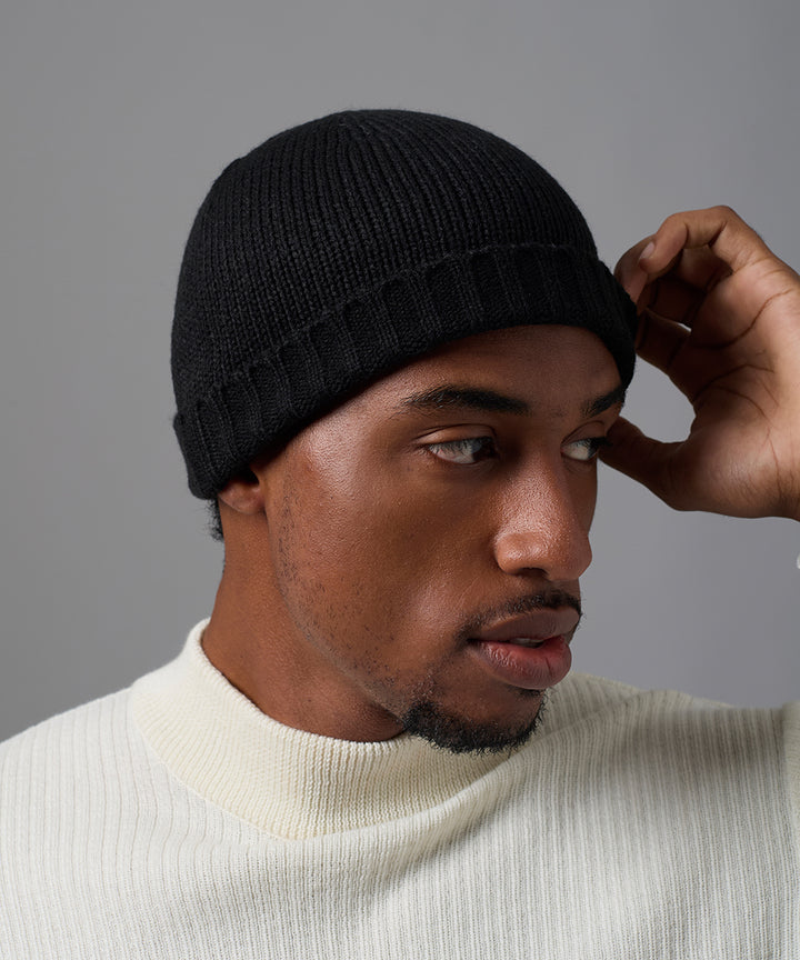 GORRO SOLIDO LANA NEGRO