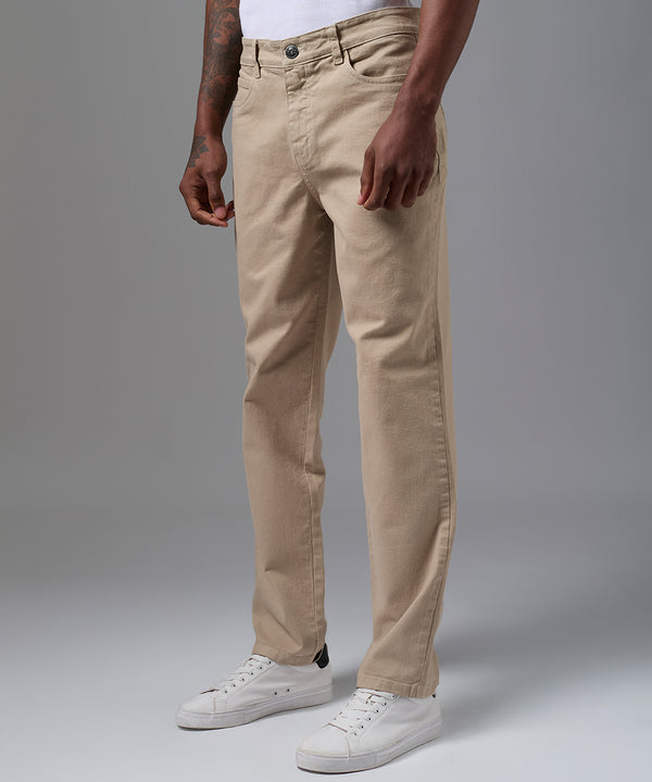 PANTALON DENIM SPANDEX REGULAR MARRON CLARO OI25