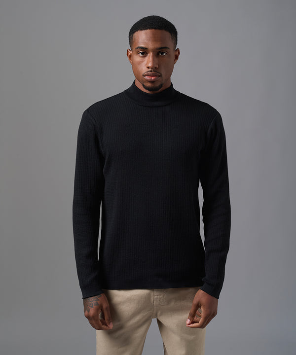 CHOMPA PET CUELLO ALTO NEGRO OI25