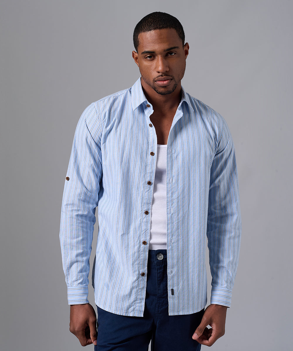 Camisa cuello oxford fashion