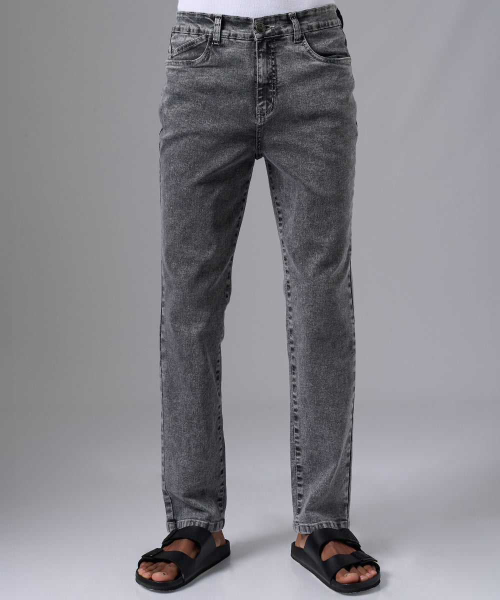 PANTALON DENIM SLIM FIT GRIS PV25 – MBO - Main Image