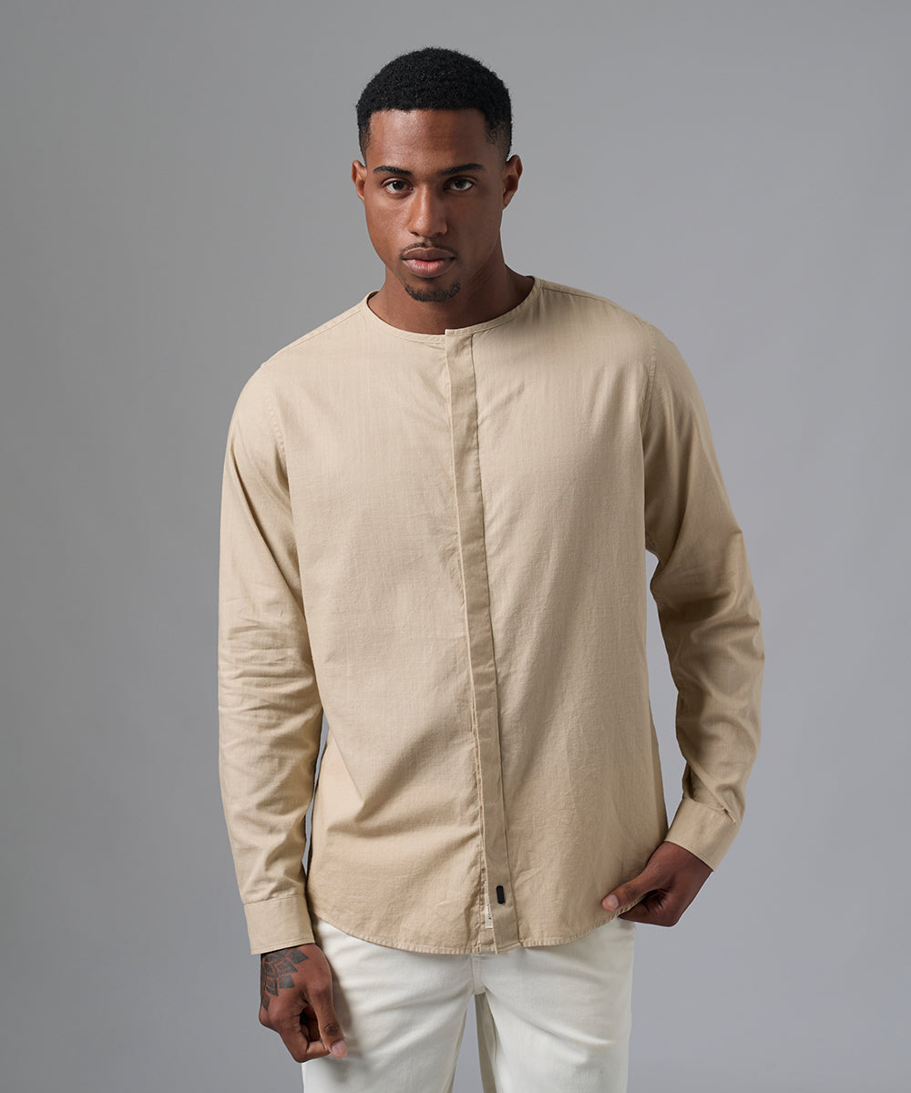 Camisas Hombre Camisas Manga Extra Larga Jeans Camisa Extra Larga