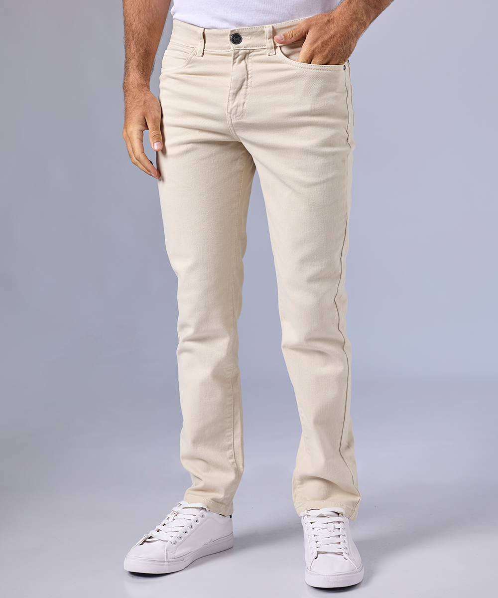 PANTALON DENIM SPANDEX REGULAR FIT HUESO OI24
