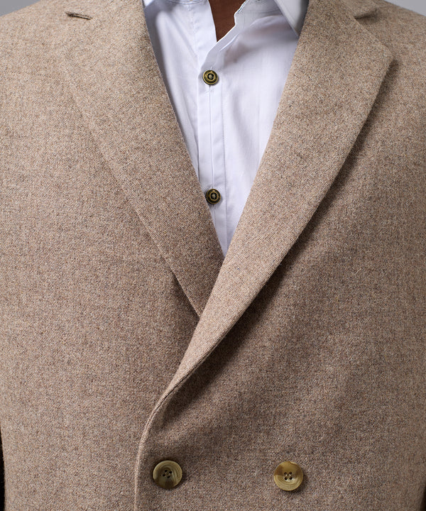 BLAZER LANA CRUZADO BEIGE OI25