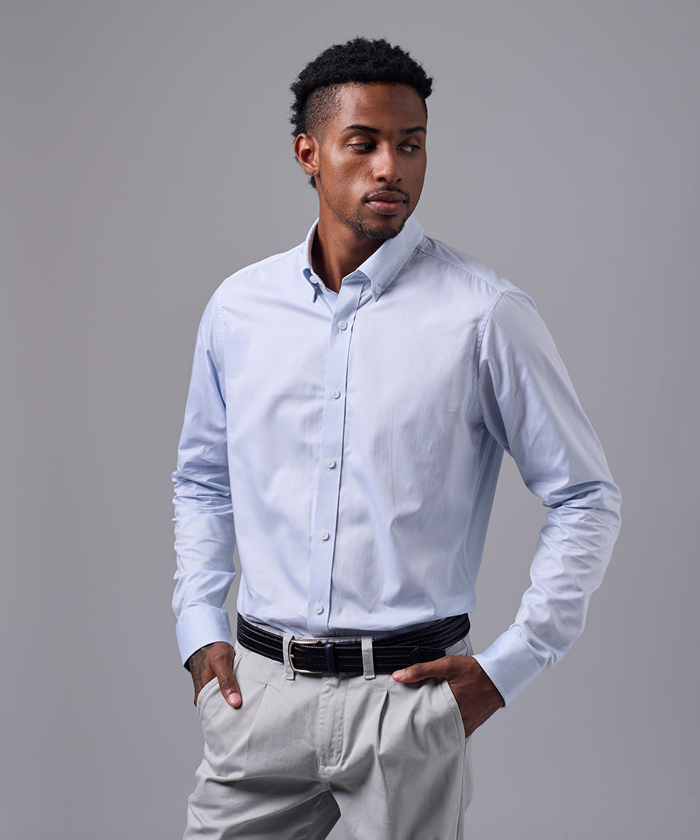 Camisa Celeste Camisa De Vestir Gris Claro Celeste Combinacion De