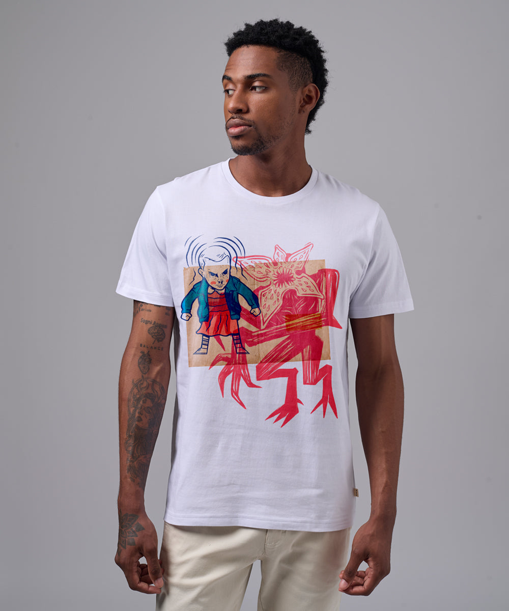 POLO MANGA CORTA STRANGER BLANCO OI25