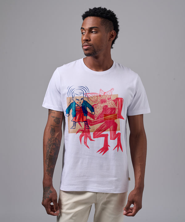 POLO MANGA CORTA STRANGER BLANCO OI25