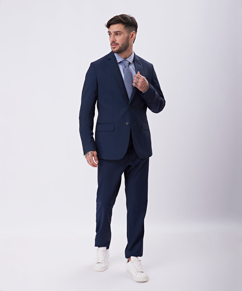 PANTALON DE TERNO VITALE BARBERIS CANONICO AZUL MARINO TT23