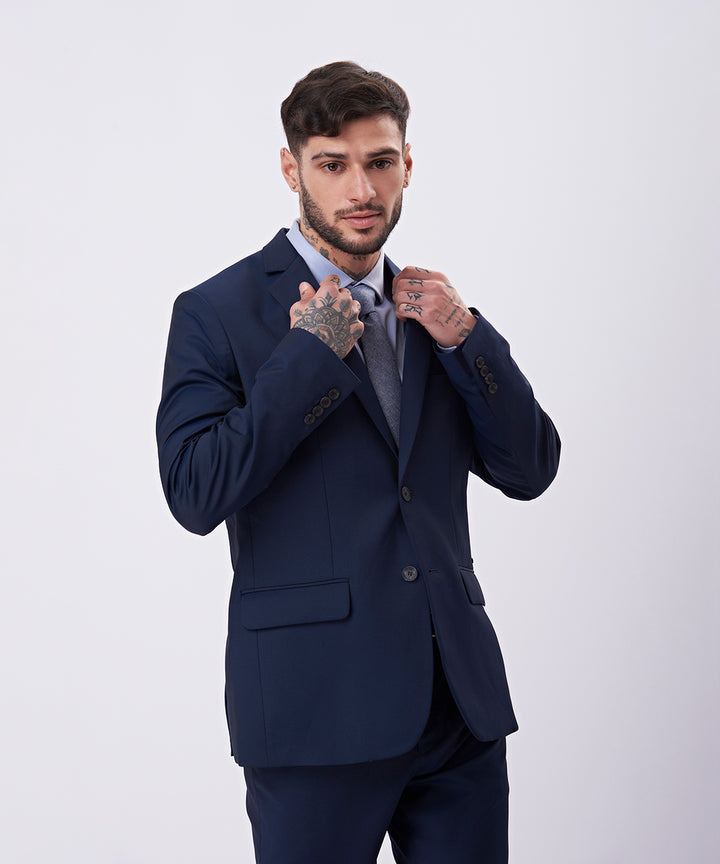 SACO DE TERNO VITALE BARBERIS CANONICO AZUL MARINO TT23