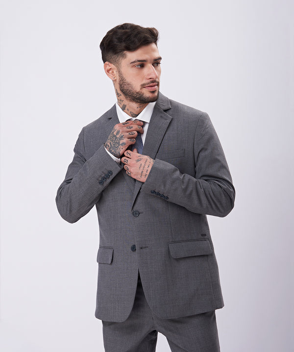 SACO DE TERNO VITALE BARBERIS CANONICO GRIS