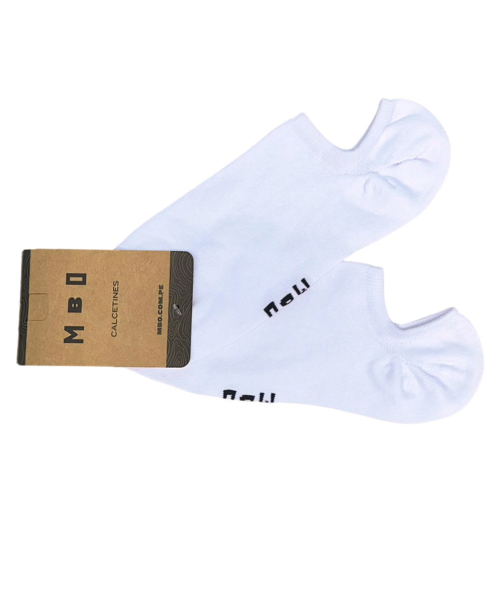 MEDIAS TALONERAS PACK X1 BLANCO