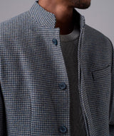 BLAZER LANA CUELLO NERU BOTONES OCULTOS GRIS OI25