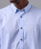 CAMISA MANGA LARGA CUELLO BUTTON DOWN OCULTO CLASSIC FIT CELESTE OI25