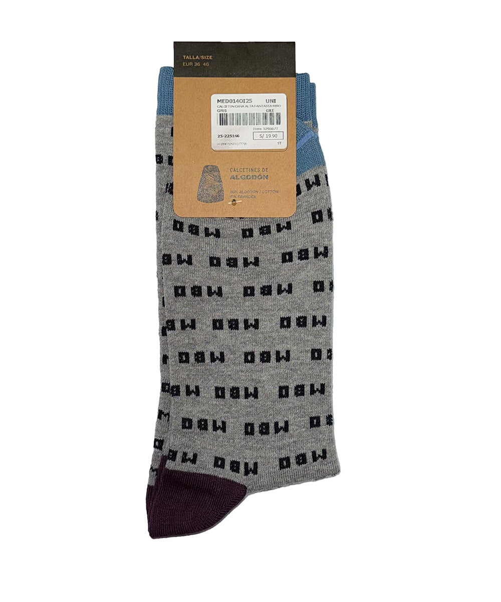 MEDIAS ALTAS FANTASIA MBO x1 GRIS