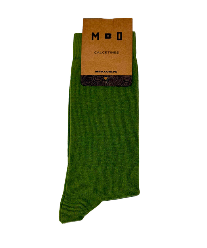 MEDIAS ALTAS BÁSICAS x1 VERDE OLIVO