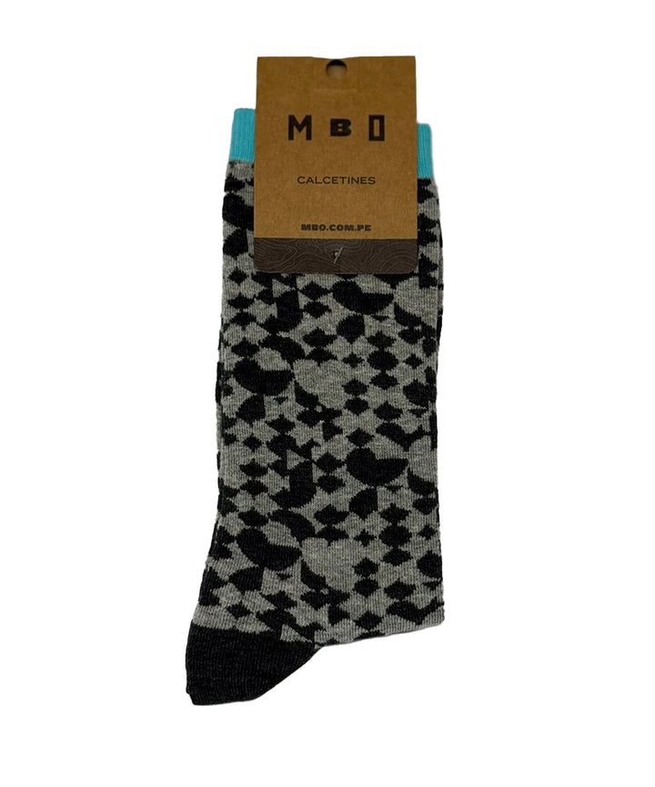 MEDIAS ALTAS FANTASIA MOSAICO MBO x1 CHARCOAL