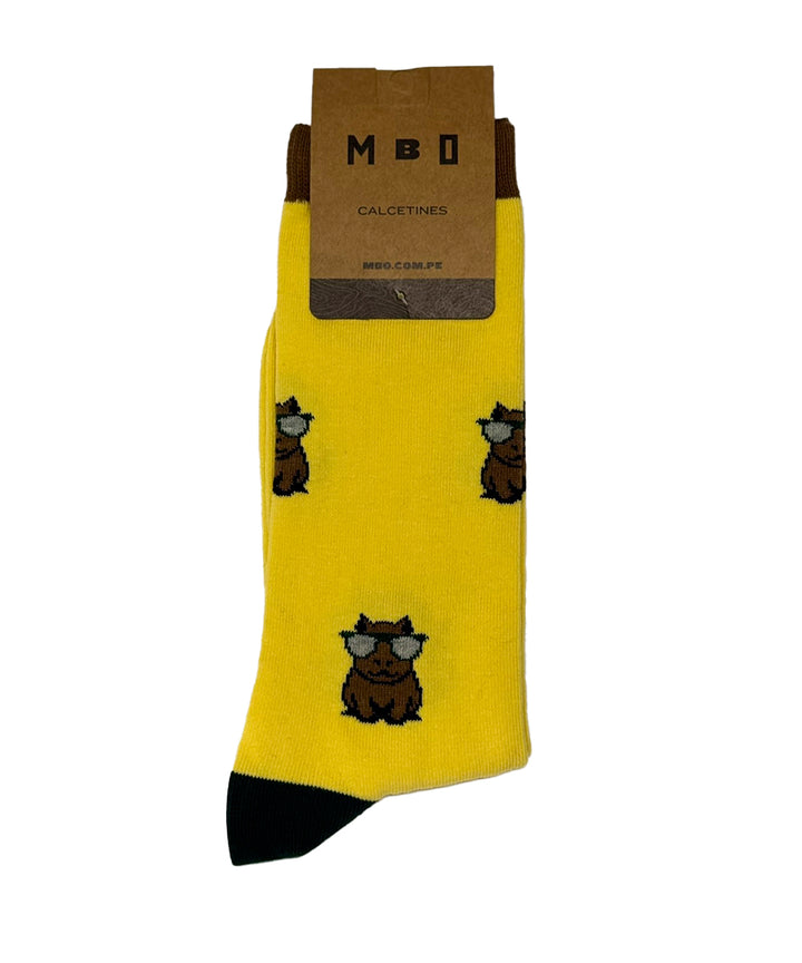 MEDIAS ALTAS FANTASIA CAPIRABAS MBO x1 AMARILLO