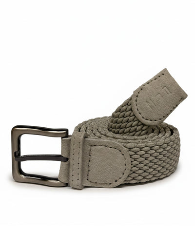 CORREA ELASTICA TRENZADA MBO GRIS