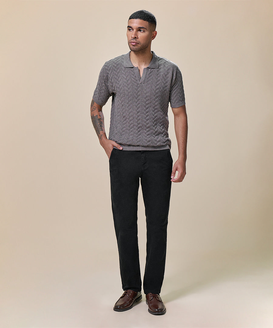 PANTALON DRILL FLAT FRONT SLIM FIT