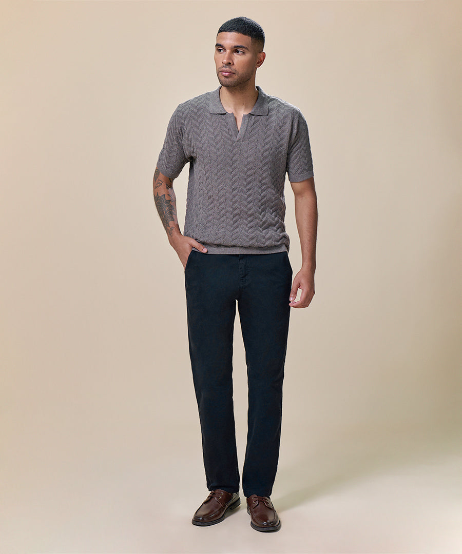 PANTALON DRILL FLAT FRONT SLIM FIT