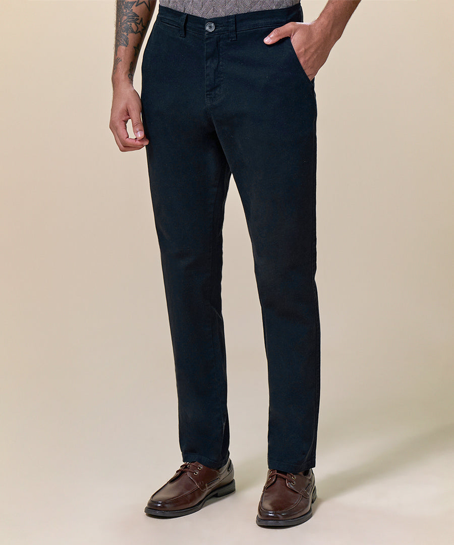 PANTALON DRILL FLAT FRONT SLIM FIT