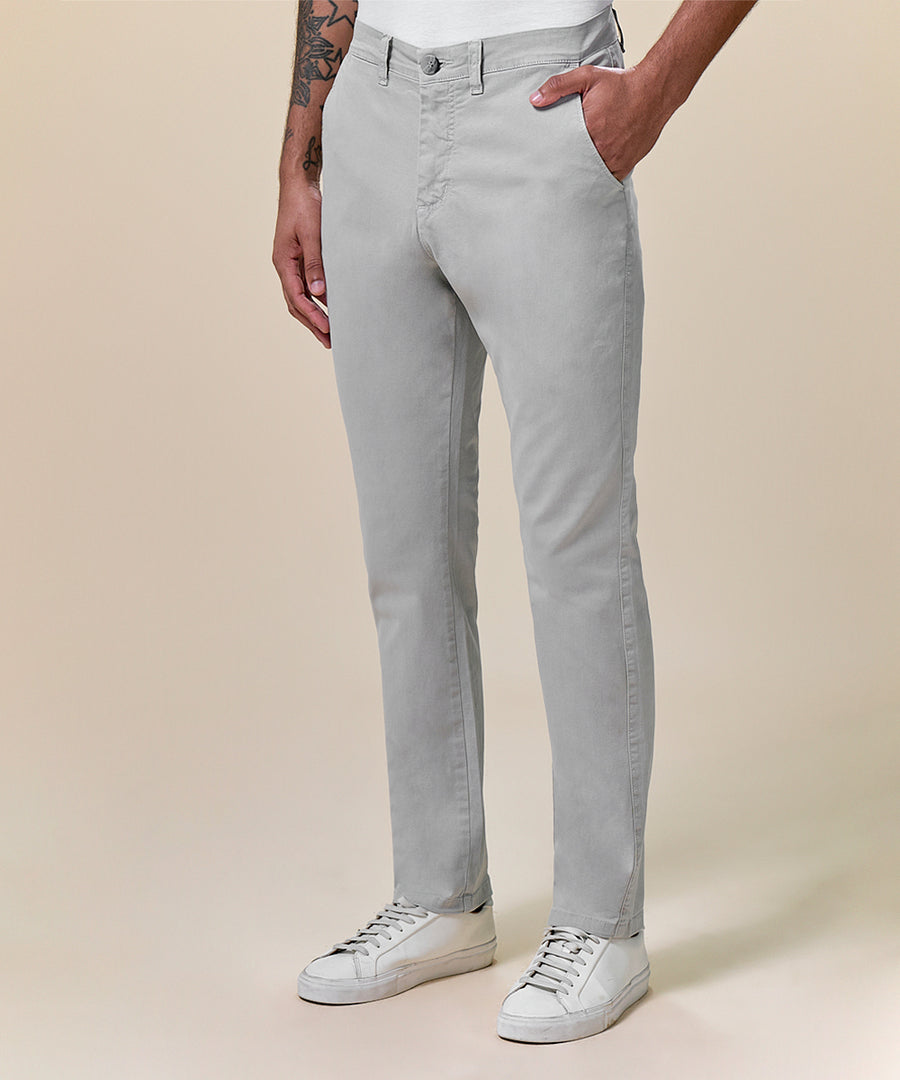 PANTALON DRILL FLAT FRONT SLIM FIT