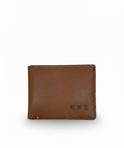 BILLETERA CUERO MBO X CRAFTERS CAMELLO