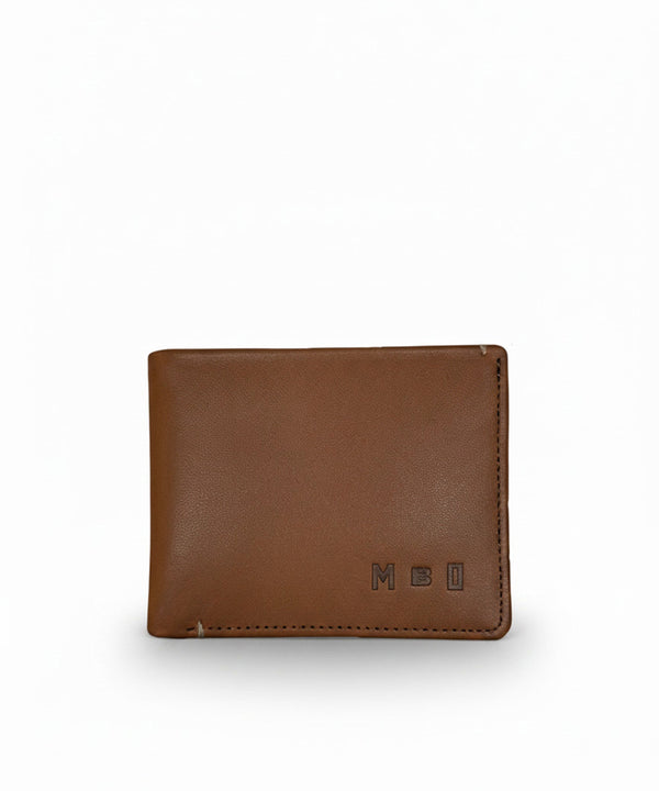 BILLETERA CUERO MBO X CRAFTERS CAMELLO