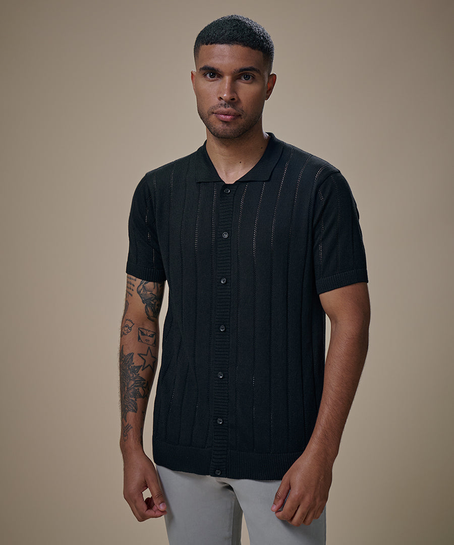 Polo PET Cuello Camisero con Botones