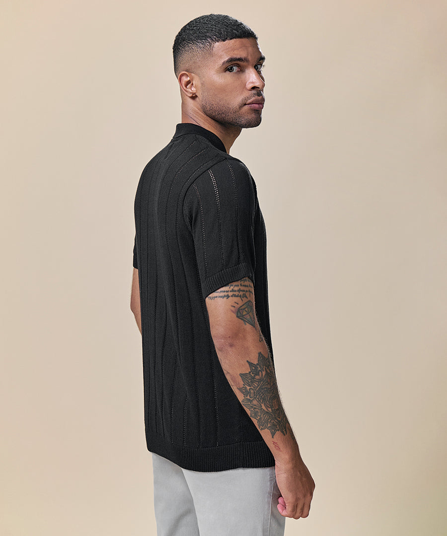 Polo PET Cuello Camisero con Botones