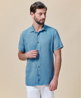 Camisa Tencel Cuello Spread Classic Fit