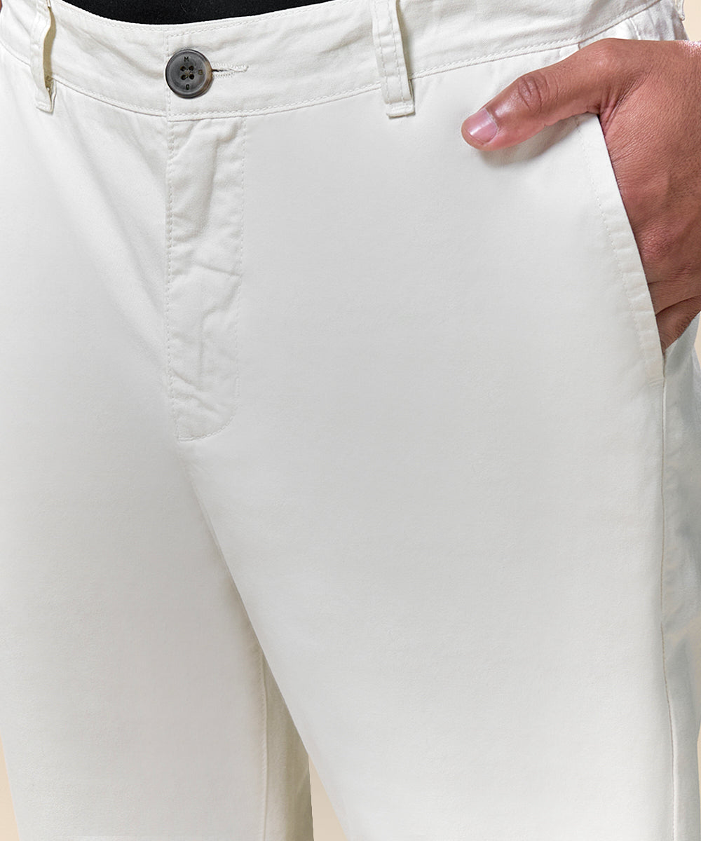 Pantalón Drill Flat Front Slim Fit