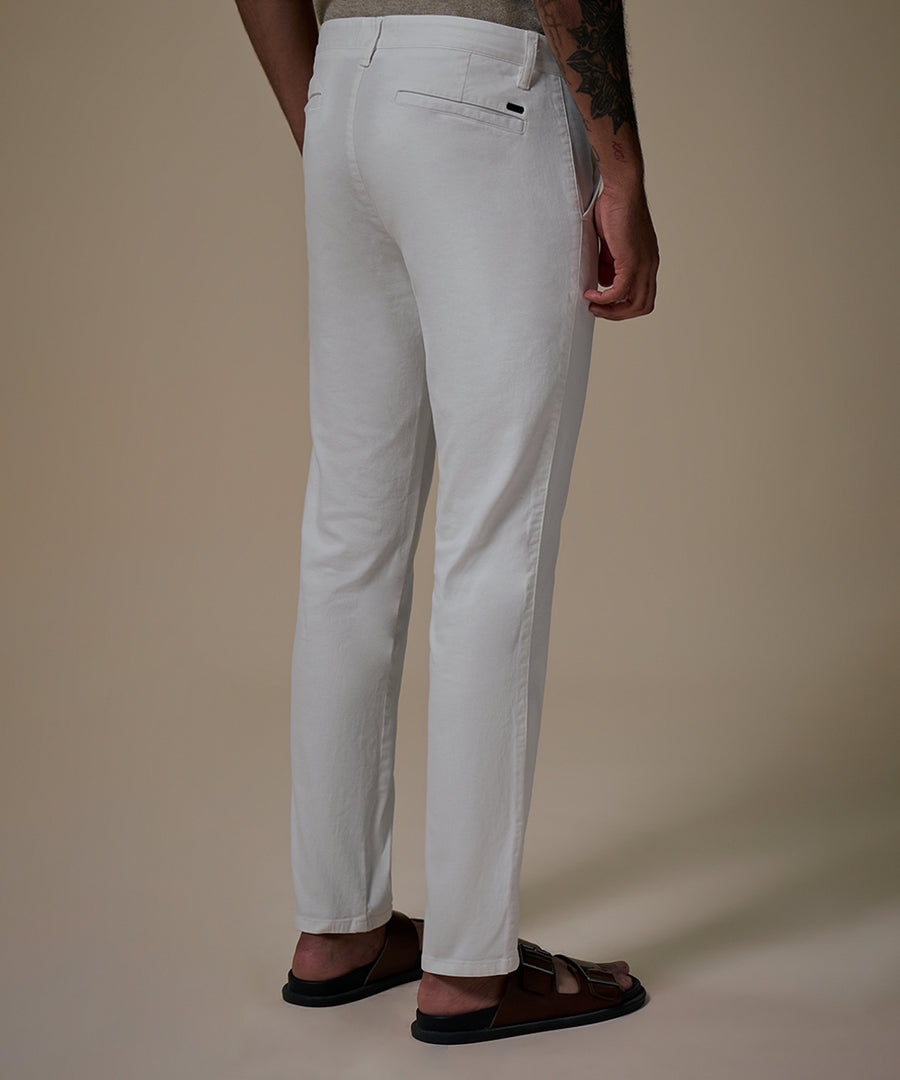 Pantalón Drill Flat Front Slim Fit