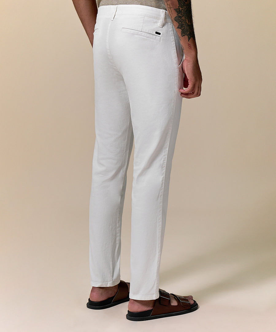Pantalón Drill Flat Front Slim Fit