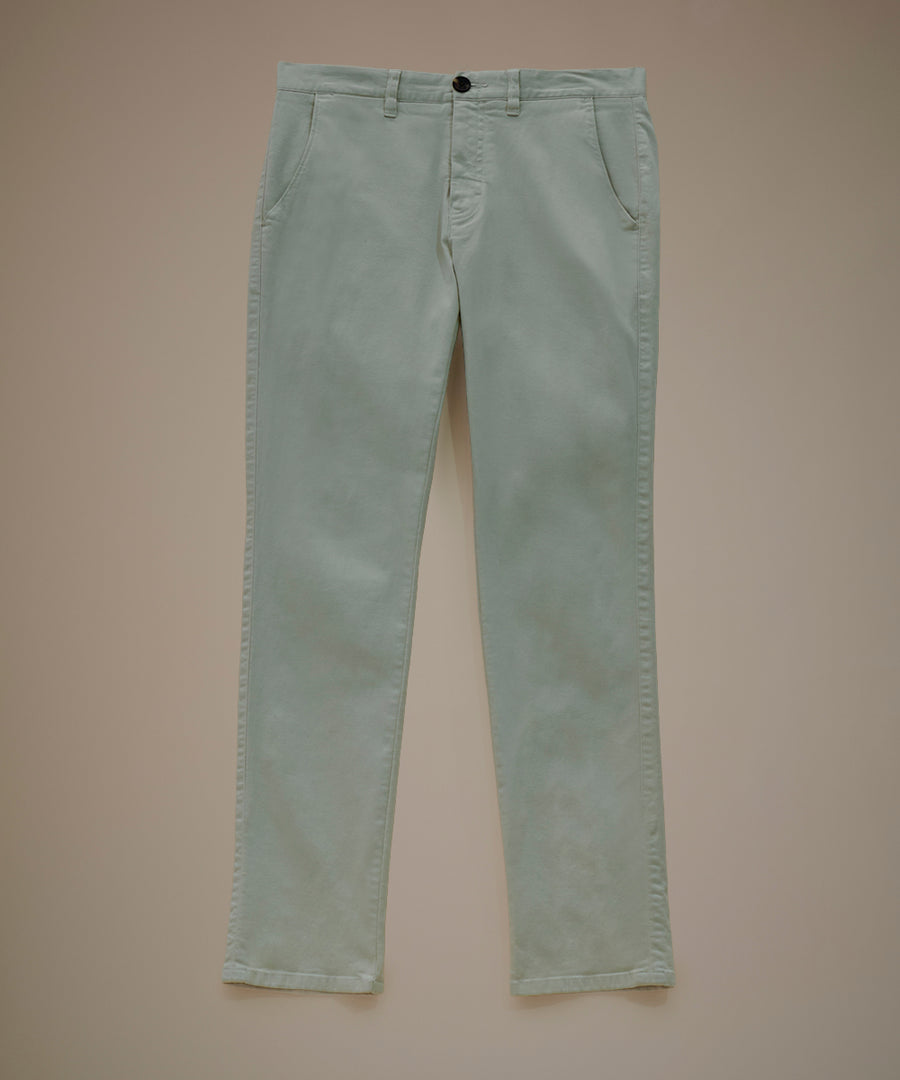 Pantalón Drill Flat Front Slim Fit