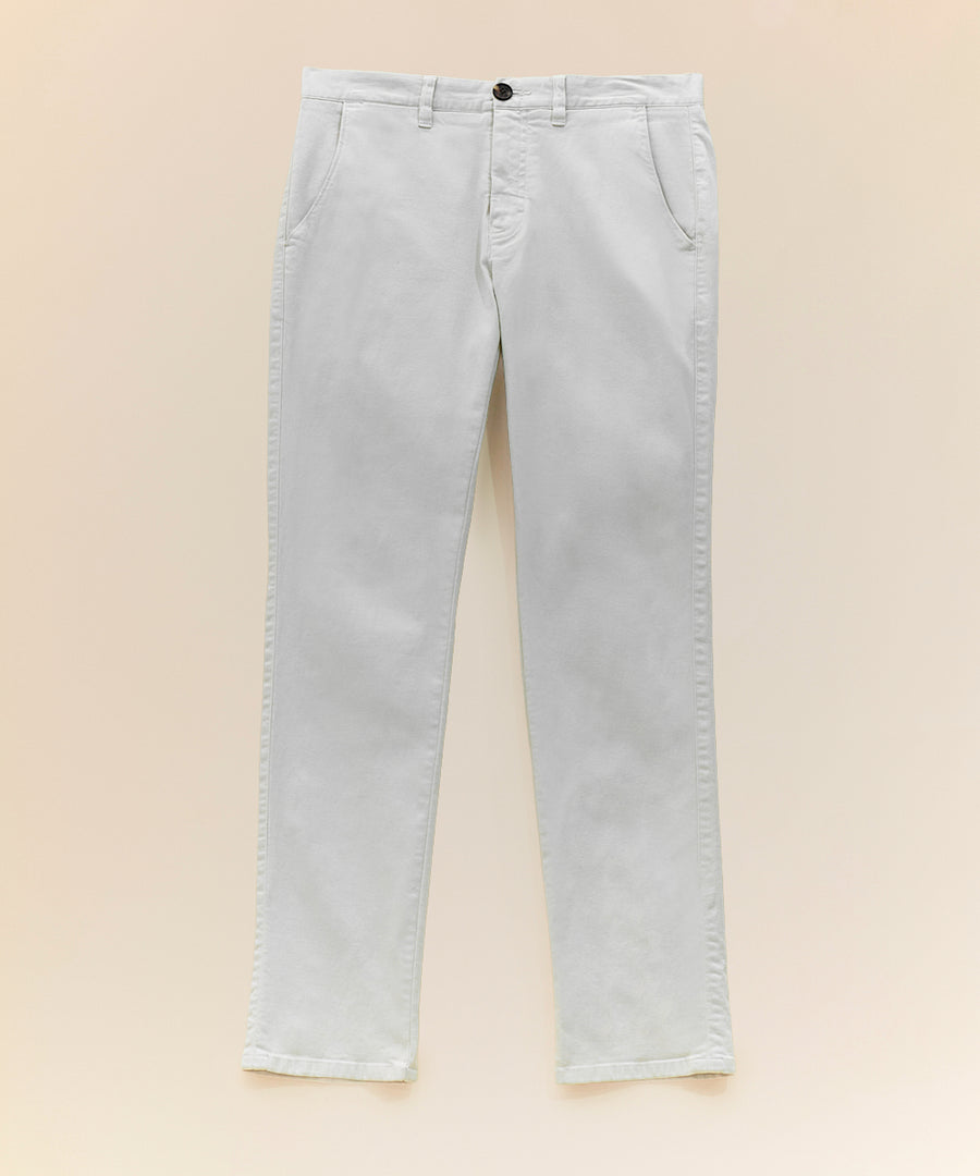 Pantalón Drill Flat Front Slim Fit