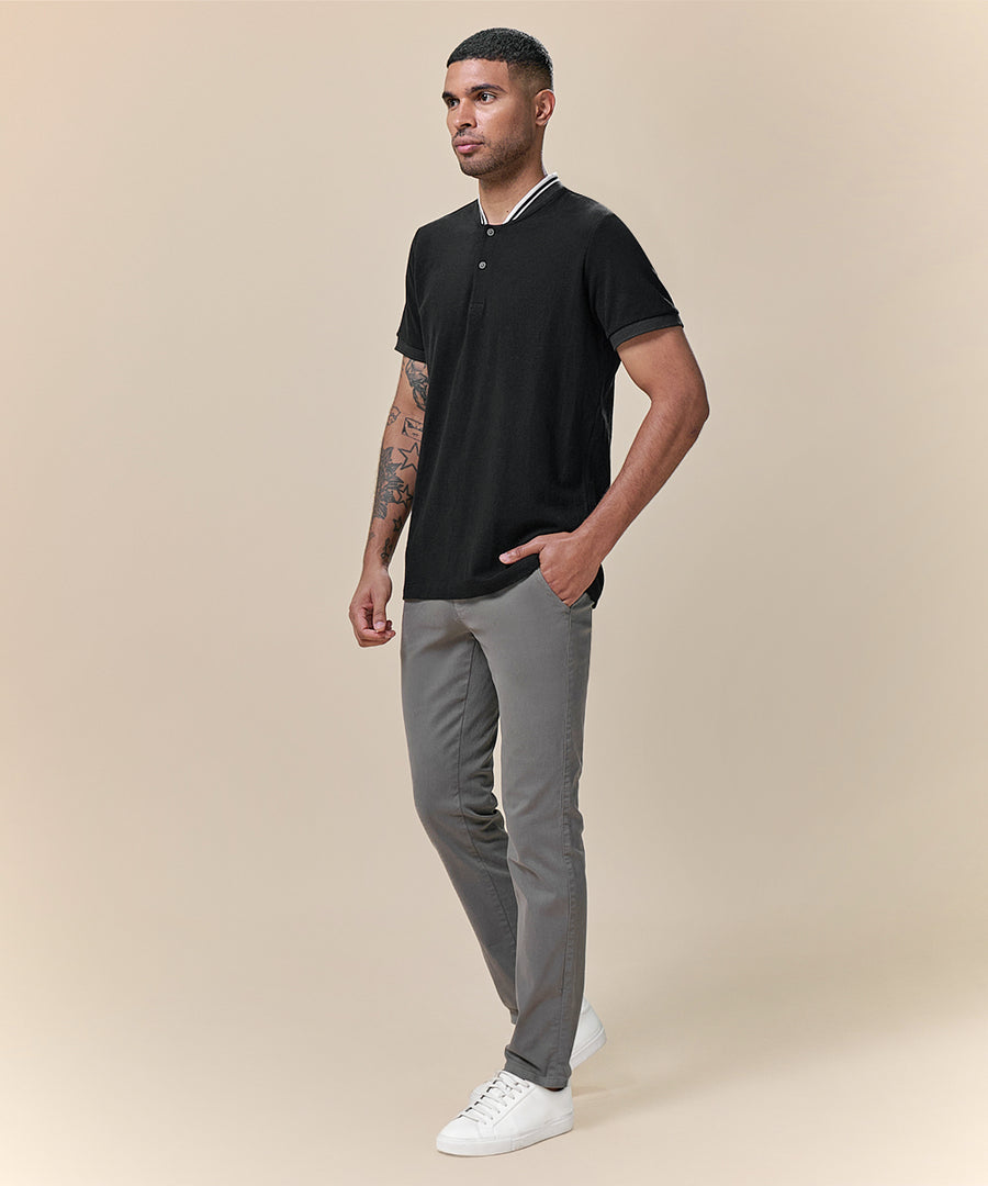 Pantalón Drill Flat Front Slim Fit