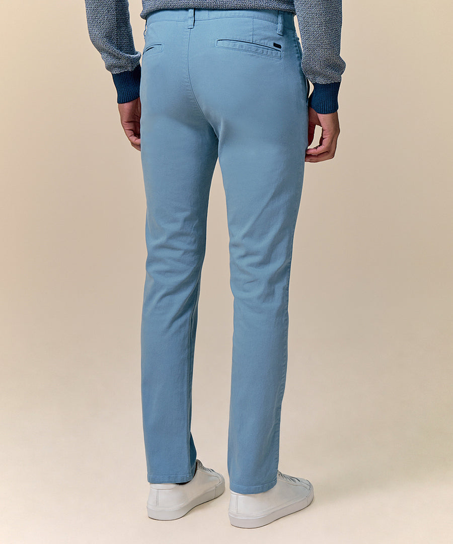 Pantalón Drill Flat Front Slim Fit