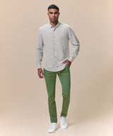 Pantalón Drill Flat Front Slim Fit