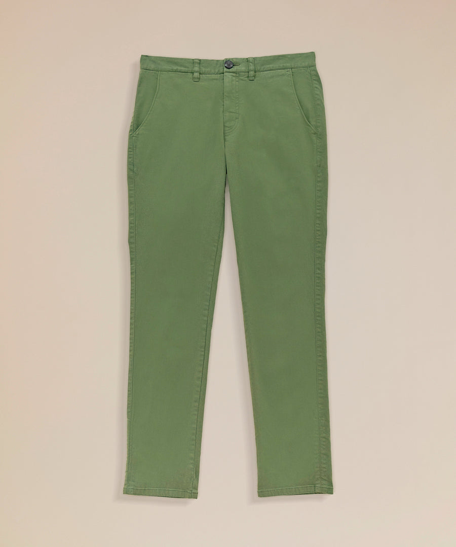 Pantalón Drill Flat Front Slim Fit