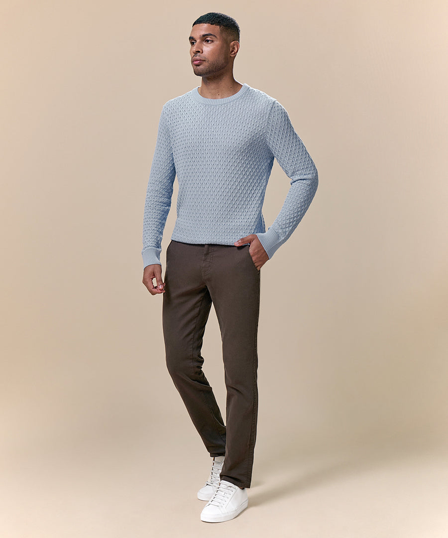 Pantalón Drill Flat Front Slim Fit